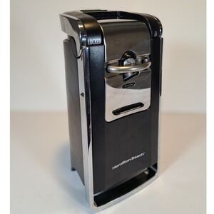 Hamilton Beach 76606 Electric Can Opener Black Chrome SureCut Series B11331FC